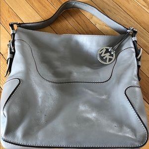 Grey Micheal Kors bag